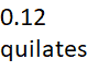 0.12 quilates