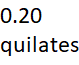 0.20 quilates